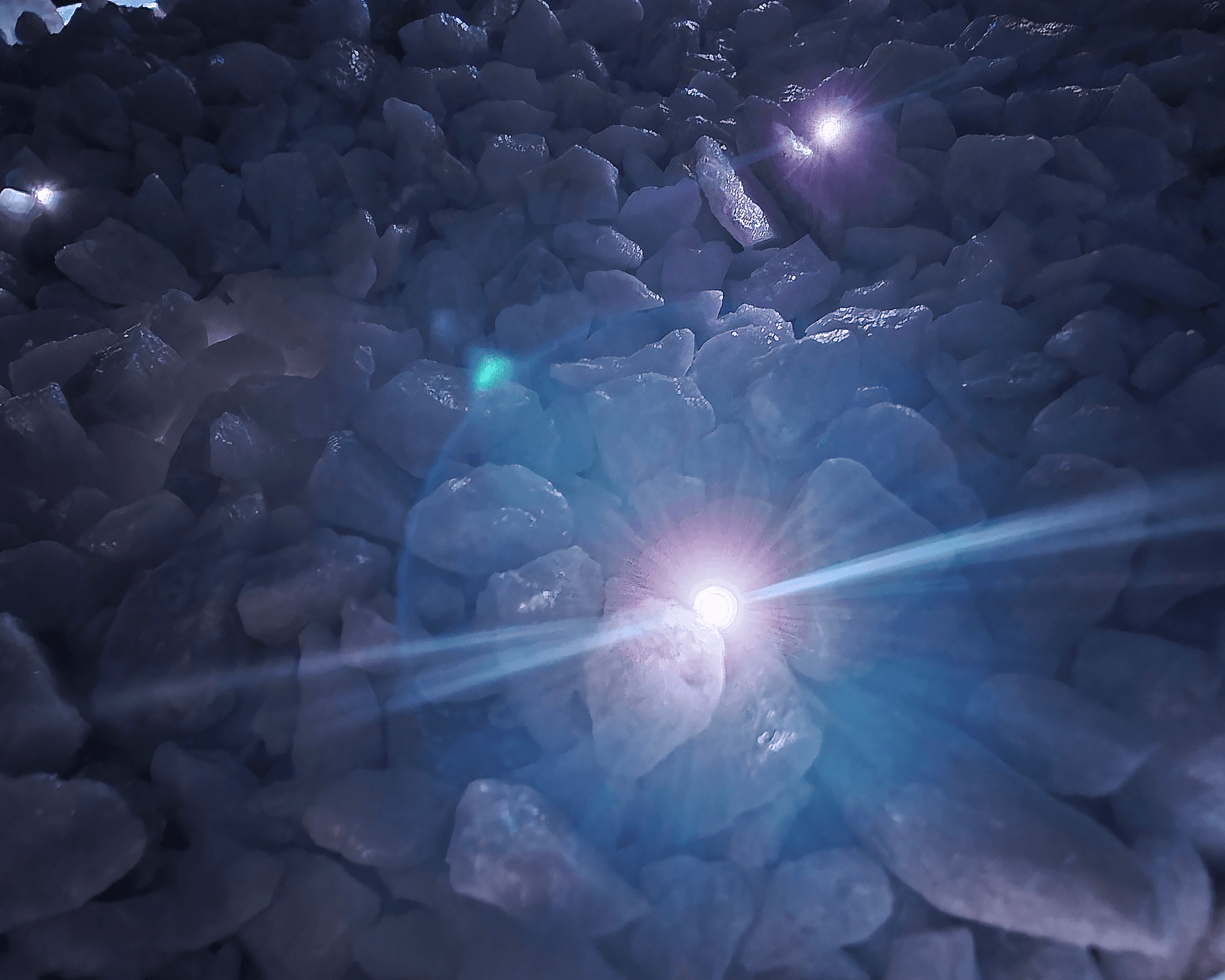 Piedras efecto estrellado